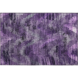 Piper Looms Mayfield Lines AMF792 Purple Machine Washable Area Rug Scatter Main Image