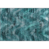 Piper Looms Mayfield Lines AMF792 Teal Machine Washable Area Rug Scatter Main Image