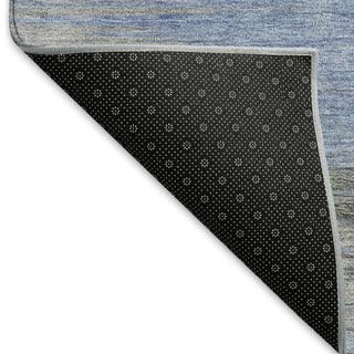 Piper Looms Mayfield Lines AMF793 Blue Machine Washable Area Rug Backing Image