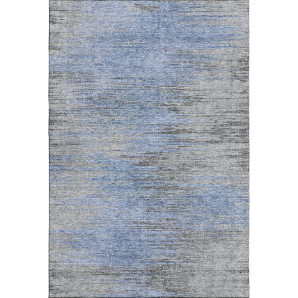 Piper Looms Mayfield Lines AMF793 Blue Machine Washable Area Rug main image