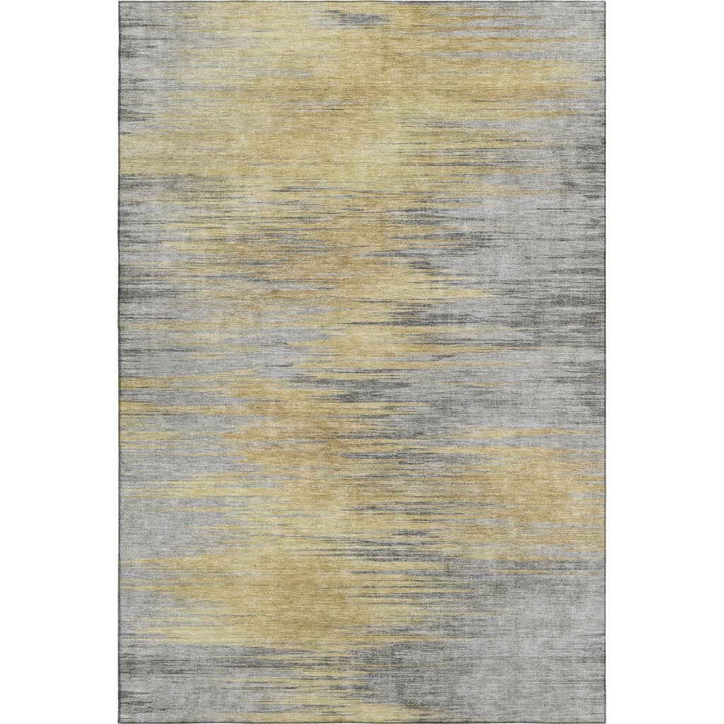 Piper Looms Mayfield Lines AMF793 Gold Machine Washable Area Rug main image