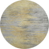 Piper Looms Mayfield Lines AMF793 Gold Machine Washable Area Rug Round Main Image
