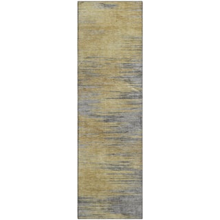 Piper Looms Mayfield Lines AMF793 Gold Machine Washable Area Rug Runner Main Image