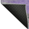 Piper Looms Mayfield Lines AMF793 Purple Machine Washable Area Rug Backing Image