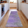Piper Looms Mayfield Lines AMF793 Purple Machine Washable Area Rug Runner Lifestyle Image Feature