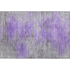 Piper Looms Mayfield Lines AMF793 Purple Machine Washable Area Rug Scatter Main Image