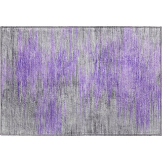 Piper Looms Mayfield Lines AMF793 Purple Machine Washable Area Rug Scatter Main Image