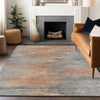 Piper Looms Mayfield Lines AMF793 Salmon Machine Washable Area Rug Lifestyle Image Feature