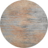 Piper Looms Mayfield Lines AMF793 Salmon Machine Washable Area Rug Round Main Image