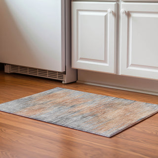 Piper Looms Mayfield Lines AMF793 Salmon Machine Washable Area Rug Scatter Lifestyle Image Feature