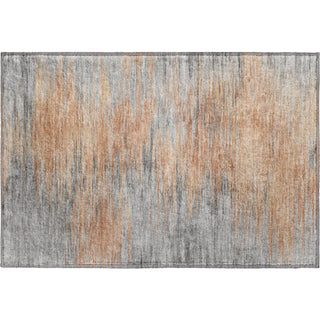 Piper Looms Mayfield Lines AMF793 Salmon Machine Washable Area Rug Scatter Main Image