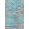 Piper Looms Mayfield Lines AMF793 Teal Machine Washable Area Rug main image