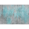 Piper Looms Mayfield Lines AMF793 Teal Machine Washable Area Rug Scatter Main Image