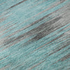 Piper Looms Mayfield Lines AMF793 Teal Machine Washable Area Rug Swatch Image