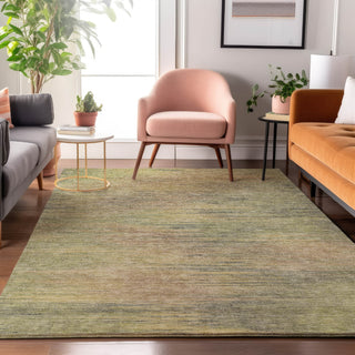 Piper Looms Mayfield Lines AMF794 Aloe Machine Washable Area Rug Lifestyle Image Feature