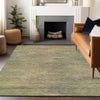 Piper Looms Mayfield Lines AMF794 Aloe Machine Washable Area Rug Lifestyle Image Feature