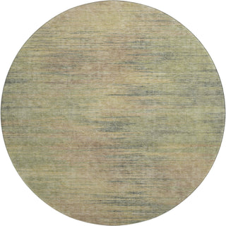 Piper Looms Mayfield Lines AMF794 Aloe Machine Washable Area Rug Round Main Image