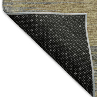 Piper Looms Mayfield Lines AMF794 Brown Machine Washable Area Rug Backing Image