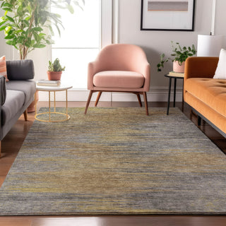 Piper Looms Mayfield Lines AMF794 Brown Machine Washable Area Rug Lifestyle Image Feature