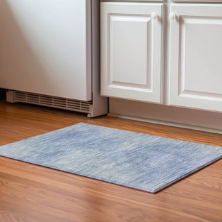 Piper Looms Mayfield Lines AMF794 Denim Machine Washable Area Rug Scatter Lifestyle Image Feature
