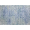 Piper Looms Mayfield Lines AMF794 Denim Machine Washable Area Rug Scatter Main Image