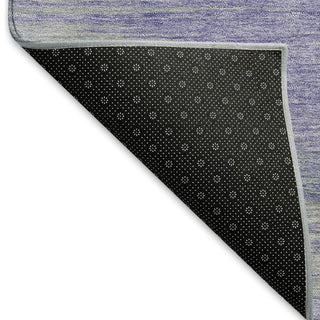 Piper Looms Mayfield Lines AMF794 Plum Machine Washable Area Rug Backing Image