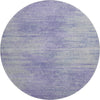 Piper Looms Mayfield Lines AMF794 Plum Machine Washable Area Rug Round Main Image