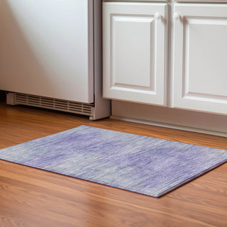 Piper Looms Mayfield Lines AMF794 Plum Machine Washable Area Rug Scatter Lifestyle Image Feature