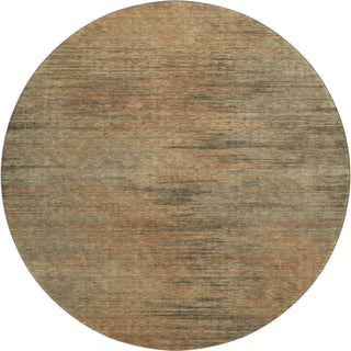Piper Looms Mayfield Lines AMF794 Terracotta Machine Washable Area Rug Round Main Image