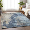 Piper Looms Mayfield Modern AMF795 Navy Machine Washable Area Rug Lifestyle Image Feature