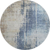 Piper Looms Mayfield Modern AMF795 Navy Machine Washable Area Rug Round Main Image