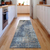 Piper Looms Mayfield Modern AMF795 Navy Machine Washable Area Rug Runner Lifestyle Image Feature