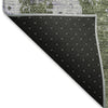 Piper Looms Mayfield Modern AMF795 Olive Machine Washable Area Rug Backing Image