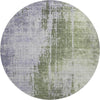 Piper Looms Mayfield Modern AMF795 Olive Machine Washable Area Rug Round Main Image