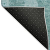 Piper Looms Mayfield Modern AMF796 Aqua Machine Washable Area Rug Backing Image