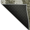 Piper Looms Mayfield Modern AMF796 Brown Machine Washable Area Rug Backing Image