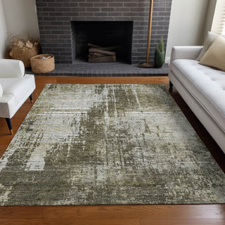 Piper Looms Mayfield Modern AMF796 Brown Machine Washable Area Rug Lifestyle Image Feature
