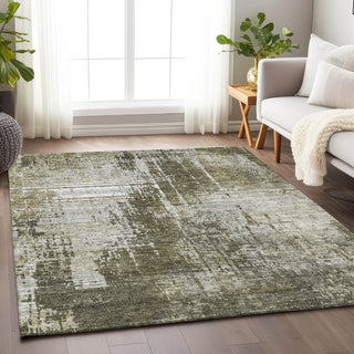 Piper Looms Mayfield Modern AMF796 Brown Machine Washable Area Rug Lifestyle Image Feature