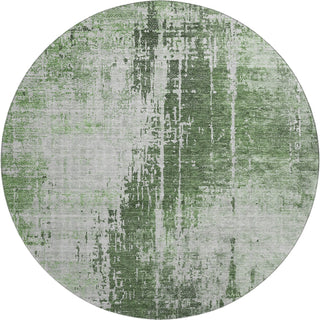 Piper Looms Mayfield Modern AMF796 Fern Machine Washable Area Rug Round Main Image