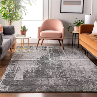Piper Looms Mayfield Modern AMF796 Gray Machine Washable Area Rug Lifestyle Image Feature