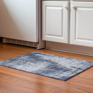 Piper Looms Mayfield Modern AMF796 Navy Machine Washable Area Rug Scatter Lifestyle Image Feature