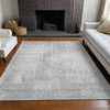 Piper Looms Mayfield Modern AMF796 Silver Machine Washable Area Rug Lifestyle Image Feature