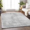 Piper Looms Mayfield Modern AMF796 Silver Machine Washable Area Rug Lifestyle Image Feature