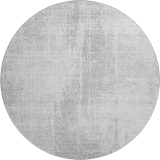Piper Looms Mayfield Modern AMF796 Silver Machine Washable Area Rug Round Main Image
