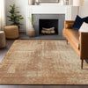 Piper Looms Mayfield Modern AMF796 Terracotta Machine Washable Area Rug Lifestyle Image Feature