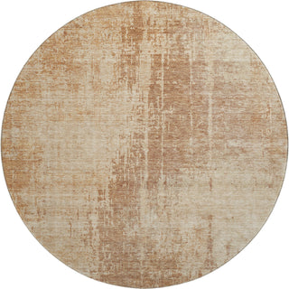 Piper Looms Mayfield Modern AMF796 Terracotta Machine Washable Area Rug Round Main Image