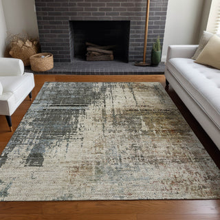 Piper Looms Mayfield Modern AMF797 Beige Machine Washable Area Rug Lifestyle Image Feature