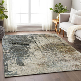 Piper Looms Mayfield Modern AMF797 Beige Machine Washable Area Rug Lifestyle Image Feature