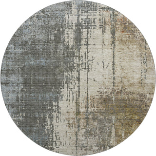Piper Looms Mayfield Modern AMF797 Beige Machine Washable Area Rug Round Main Image