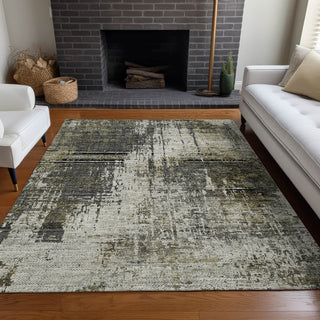 Piper Looms Mayfield Modern AMF797 Taupe Machine Washable Area Rug Lifestyle Image Feature
